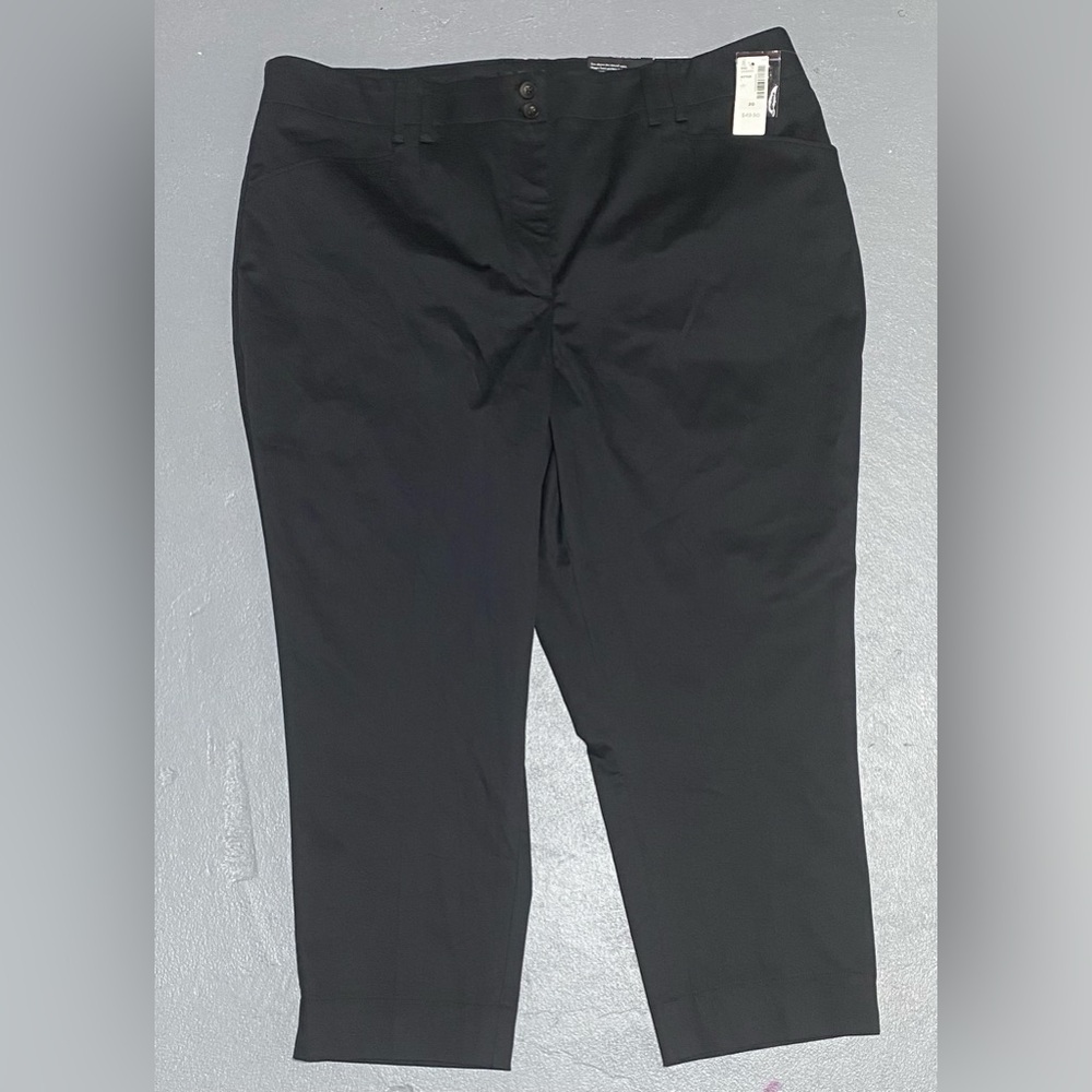 Reitman’s High Rise Cropped Slim Pants The Curvy